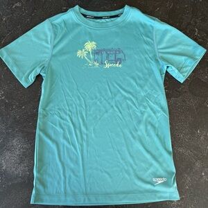 Speedo Teal Graphic T-Shirt Youth